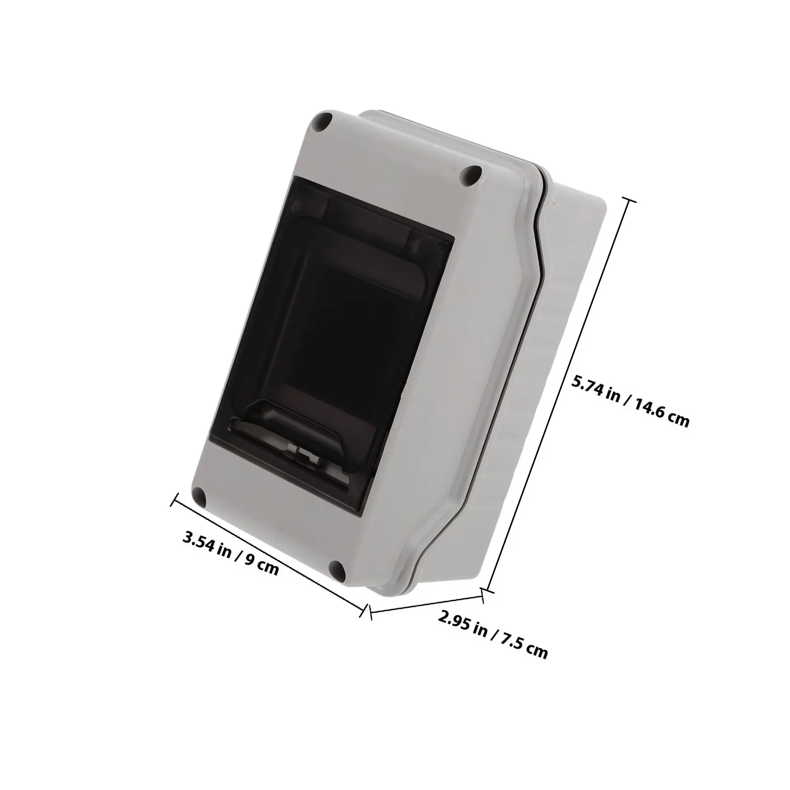 Outdoor Waterproof Circuit Breaker Box 3-Circuit Power Distribution Enclosure for Solar Rv Electrical Panels