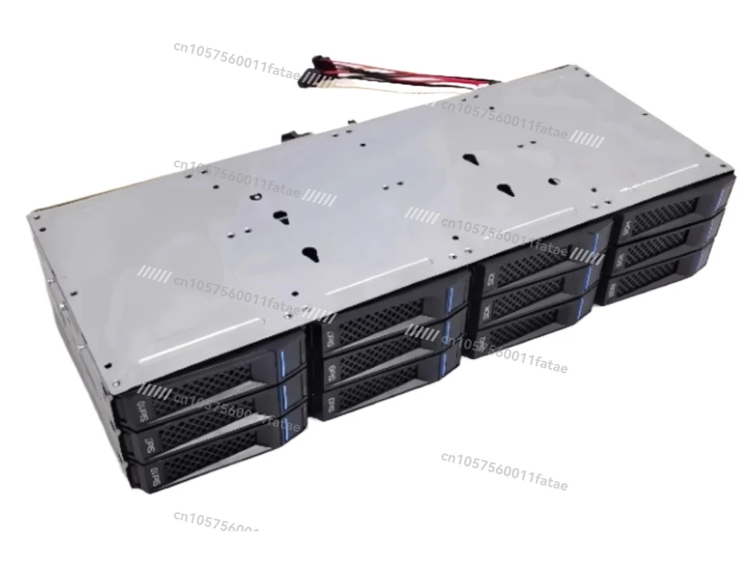 

Hot-swappable Series Chassis 4Pin Power Supply,12-Disk 3.5-inch 6Gb Hard Disk Cage 12Gb Storage
