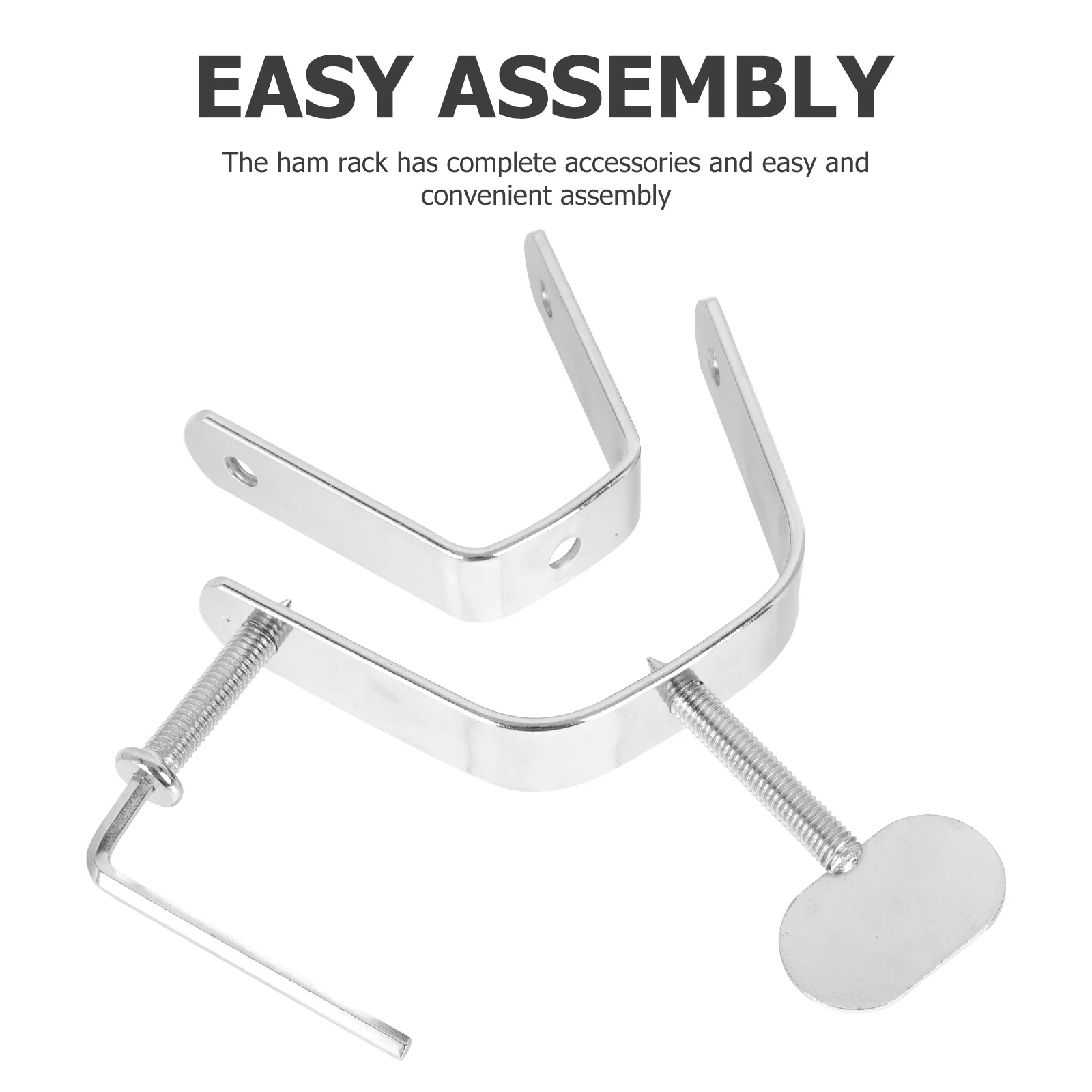 

1 set 1 Set Of Fixing Holder Stainless Steel Rack For Home Storage Rack Household Ham Holder Spanish Ham Use