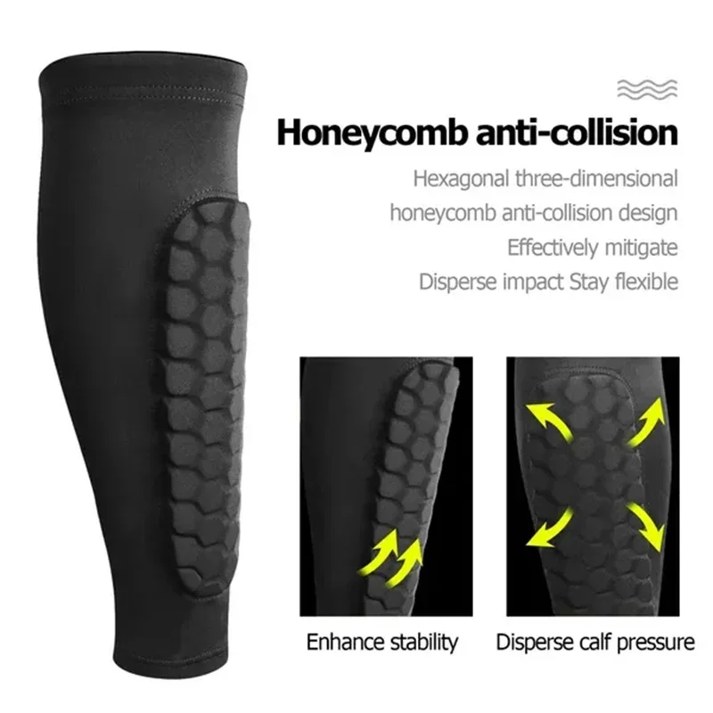 1Pcs Sports Soccer Shin Guards for Kids Youth - Protective Soccer Gear for Boy, Girl - Adult Men Women Soccer Compression Sleeve