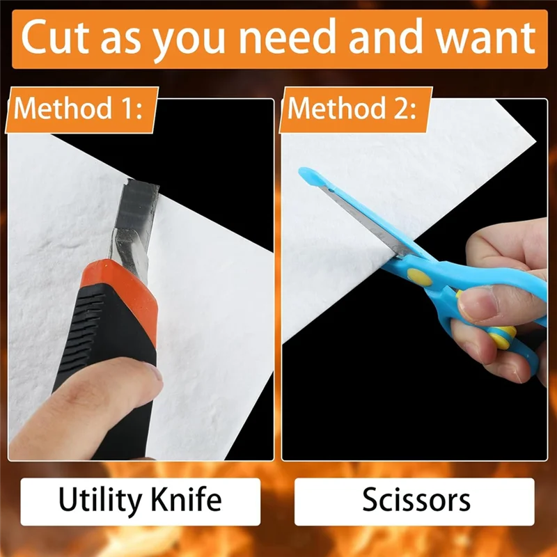 A77I 12 قطعة حشية من الألياف الورقية ذات درجة الحرارة العالية لموقد الحبيبات وموقد الخشب