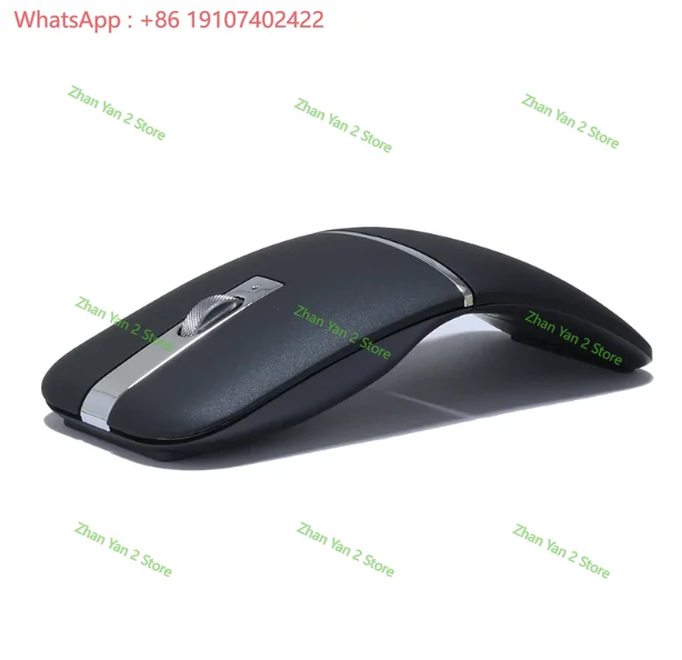 1PCS M9 Bluetooth Wireless Mouse Dual Mode Foldable Ultra Thin Silent Rechargeable Type C Compatible with Laptop PC