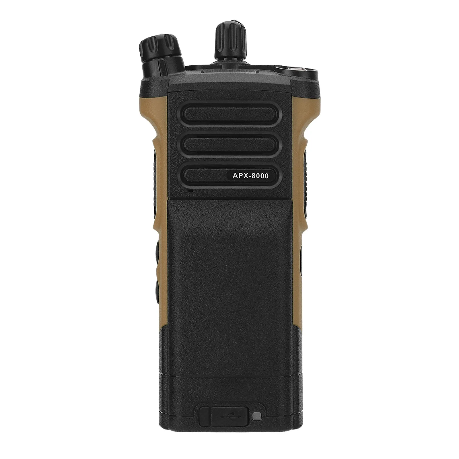 HAMGEEK 12 W Ultra-High Power APX-8000 VHF UHF Dual Band Radio Walkie Talkie Professioneller FM-Transceiver mit Dual PTT