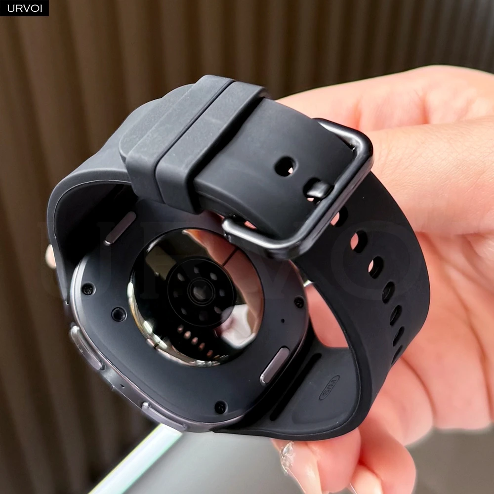 URVOI Sport Band for Samsung Galaxy Watch 9/8 40mm 44mm & 8 Classic 46mm Silicone Strap Flexible Fit Easy Switch