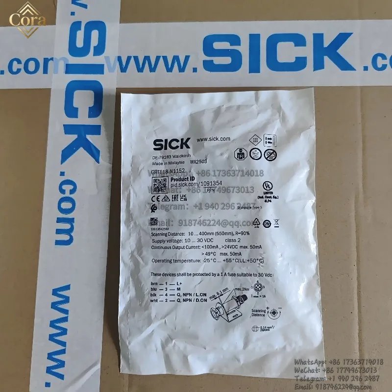 Sick Original Diffuse Photoelectric Sensor GRTE18-N1152 Order Number 1091354 Cylindrical Sensor New Brand