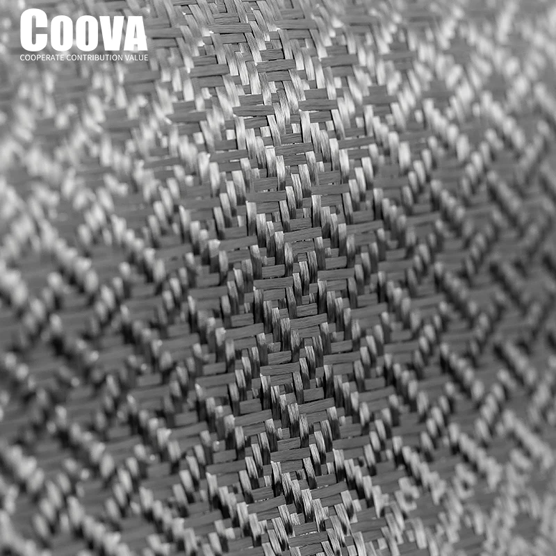 F231 COOVA 3K  Carbon Fiber Cloth X Pattern Fibra De Carbono Carbon Kevlar Fiber Fabric Jacquard Lotes Used For DIY Decoration