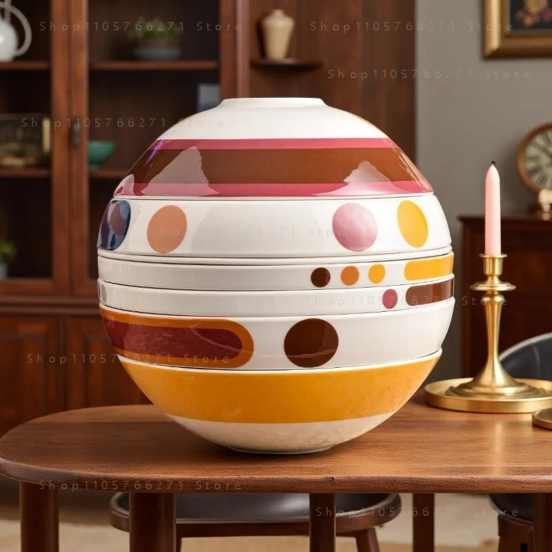 Spherical Creative Tableware Set, High-Value Light Luxury Household Dishes