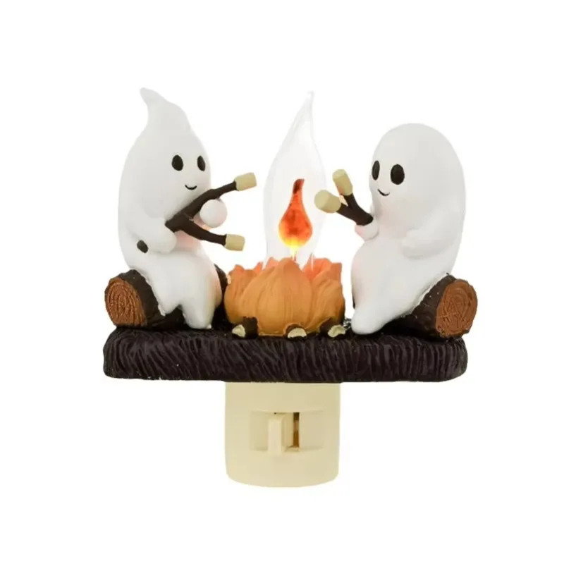 

Halloween ghost campfire flashing lamp party ghost atmosphere decoration