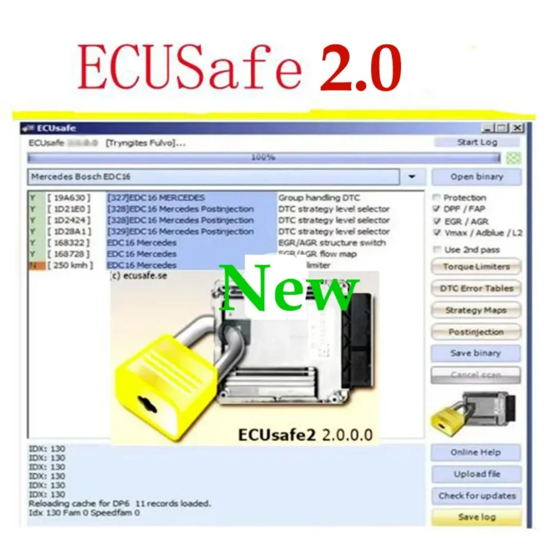 

Лидер продаж 2024 года, ECU Safe 2.0, диагностический инструмент, программное обеспечение для диагностических инструментов для автомобилей и грузовиков для программирования ecu, программное обеспечение ECUSafe 2.0