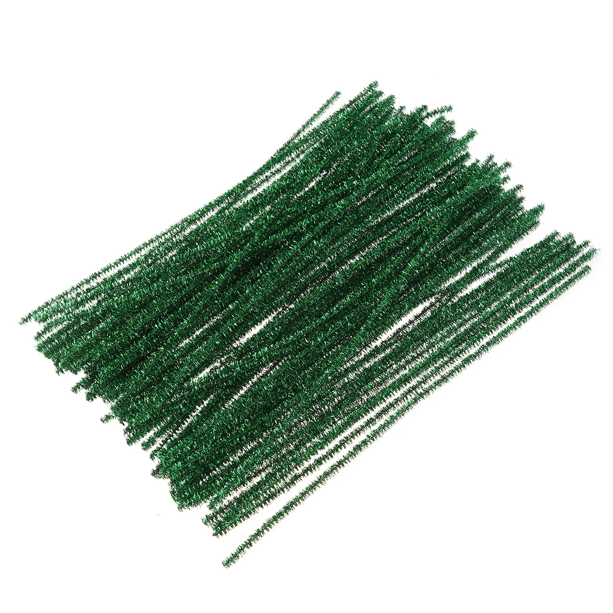 100PCS Small Creative DIY Craft Material Pipe Cleaner Plush Twisted Bar for Decoration Christmas Tree