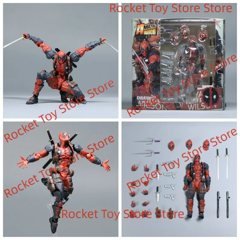 En Stock Figura de Acción Deadpool 2.0 Estilo Yamaguchi 025EX de Arkham Factory con Tecnología Runner, Juguete de Regalo