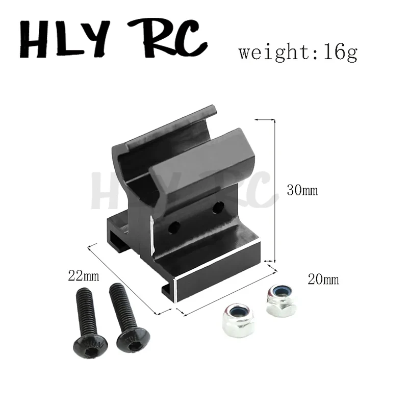 Metal TQi Transmitter Phone Mount Holder for Traxxas TRX4 TRX6 E-Revo Slash RUSTLER T-Maxx E-Maxx RC Car Upgrade Parts