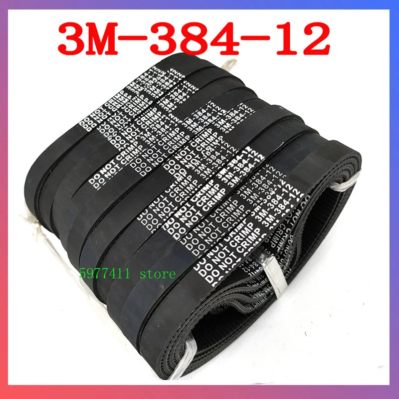 Electric Scooter 3m 384 12 Transmission Belt Timing Belts HTD 3m-384-12 5M-535-15 Rubber Black Drive Stripe E-scoote