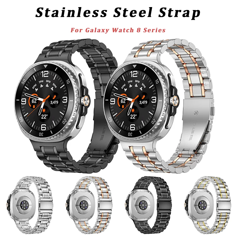 

Stainless Steel Strap For Samsung Galaxy Watch 8 classic 46mm Metal Watchband Bracelet Correa For Samsung Watch 8 40mm 44mm band