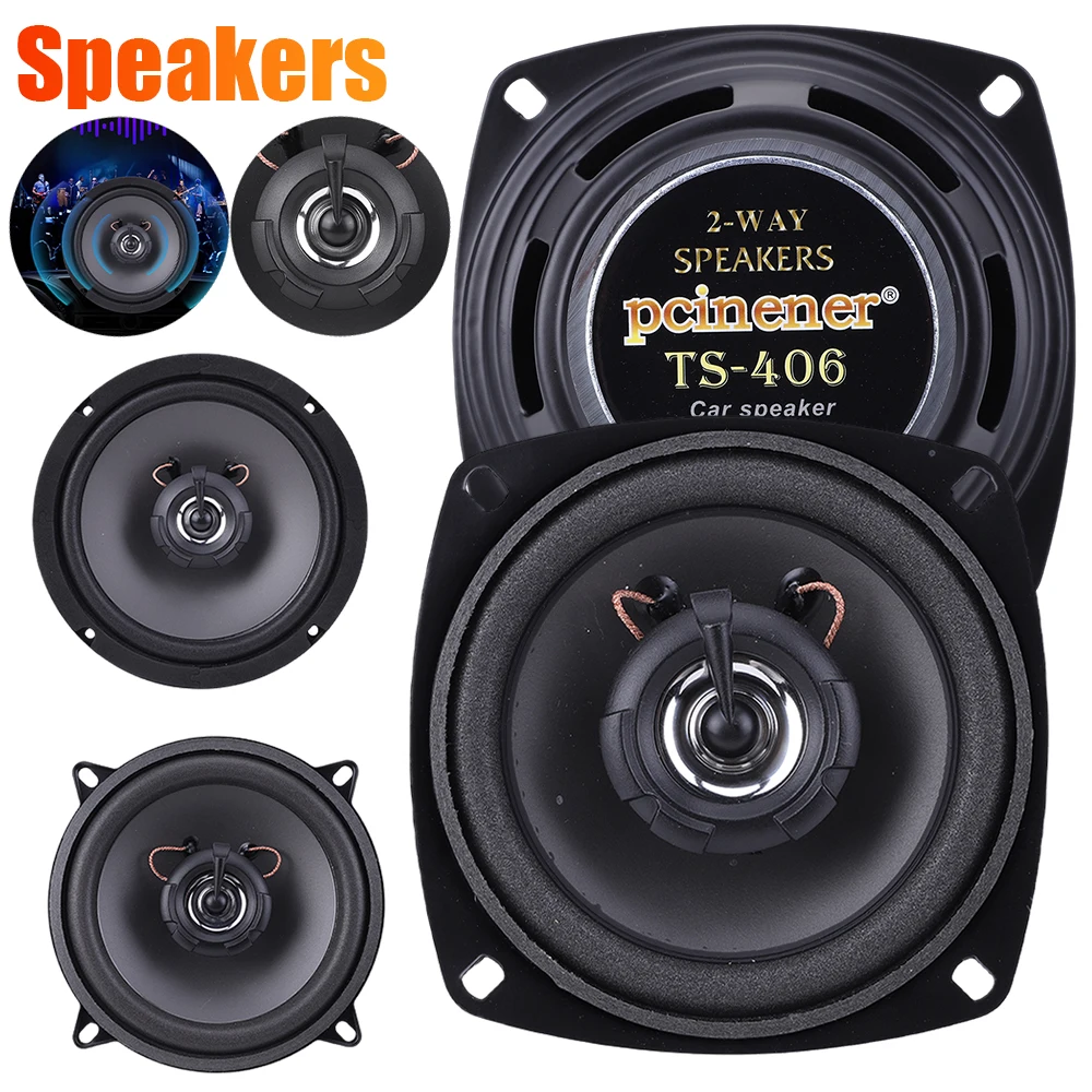 4/5/6 Inch Car Speakers 2 Way Car Coaxial Auto Music Stereo Full Range Frequency Hifi Speaker 300W 400W 500W Automotive Speakers