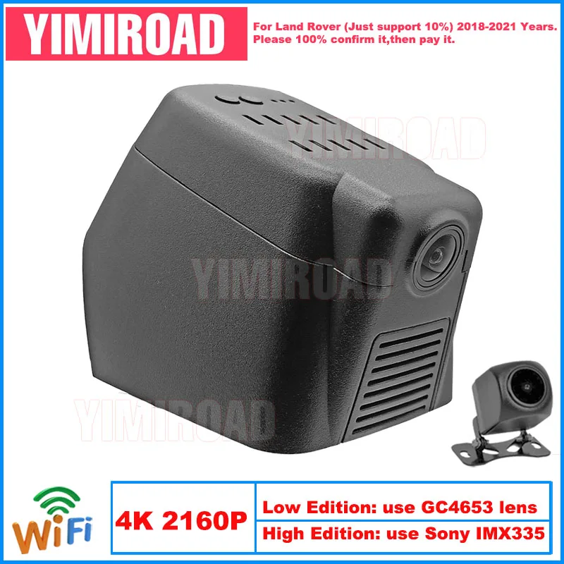 Yimiroad LR11-4K 2160P Edition Wifi Car Dvr Auto Dash Cam Camera For Land Rover Range Rover Velar L560 SE HSE 2018-2021 10% Cars