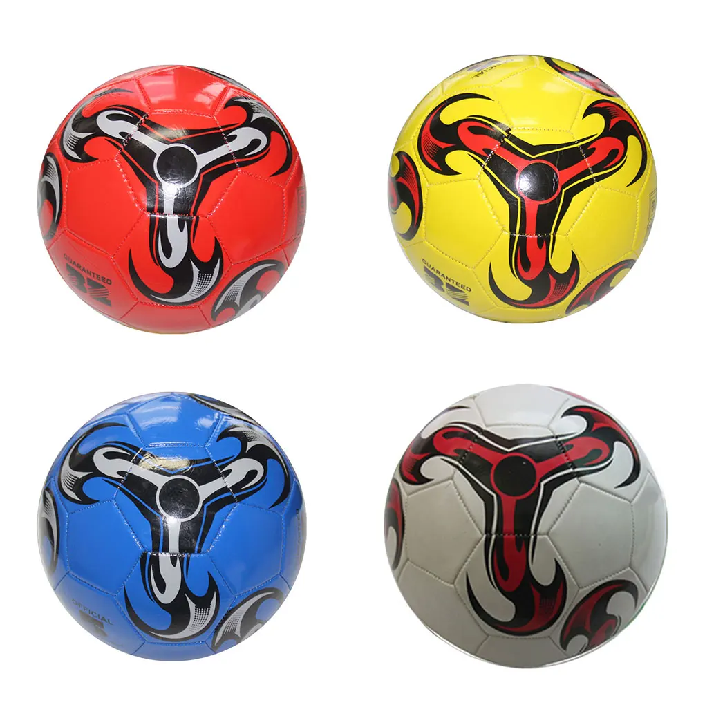 

Fine Stitching Soccer Balls For Football Middle School PVC Made Round Explosion-proof Durability