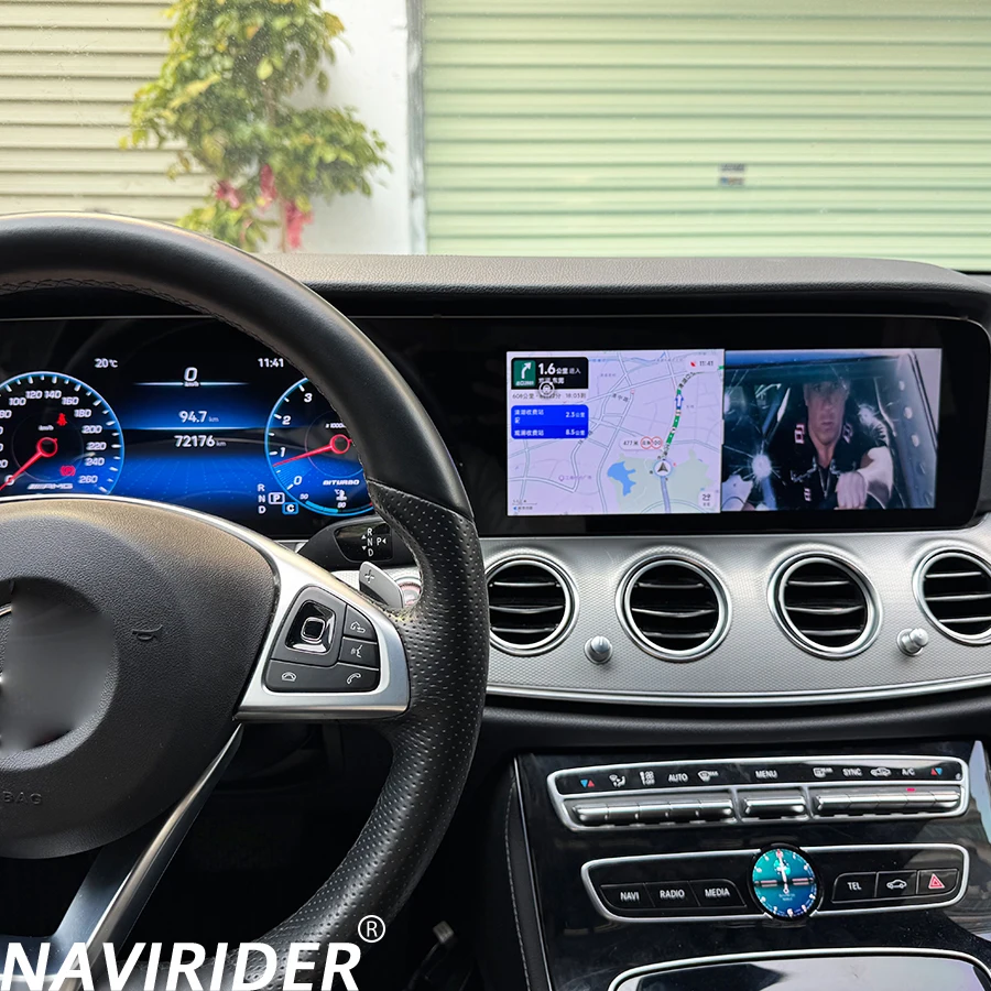 

Автомагнитола 12.3+12.3 дюйма для Mercedes Benz E-класса W213 NTG5.0/5.5 2016-18, Android 14, видеоплеер, GPS-навигация, медиа, CarPlay