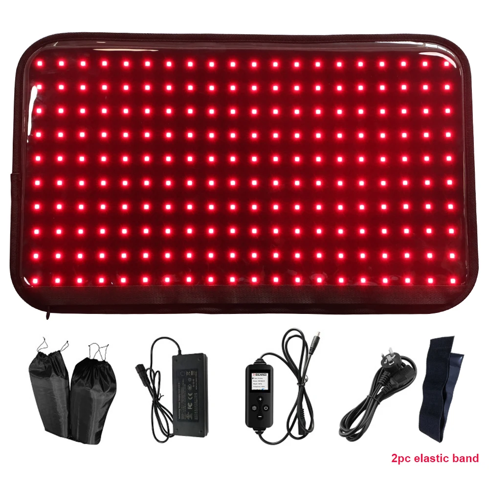 Red light AND Infra red AND therapy pad device red light therapy belt 850nm infrared light therapy heating pad