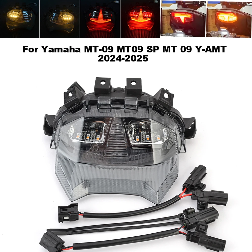 

Rear Stop Brake Light Indicator Taillight LED Tail Light Turn Signal Indicator For Yamaha MT-09 MT09 SP MT 09 Y-AMT 2024-2025