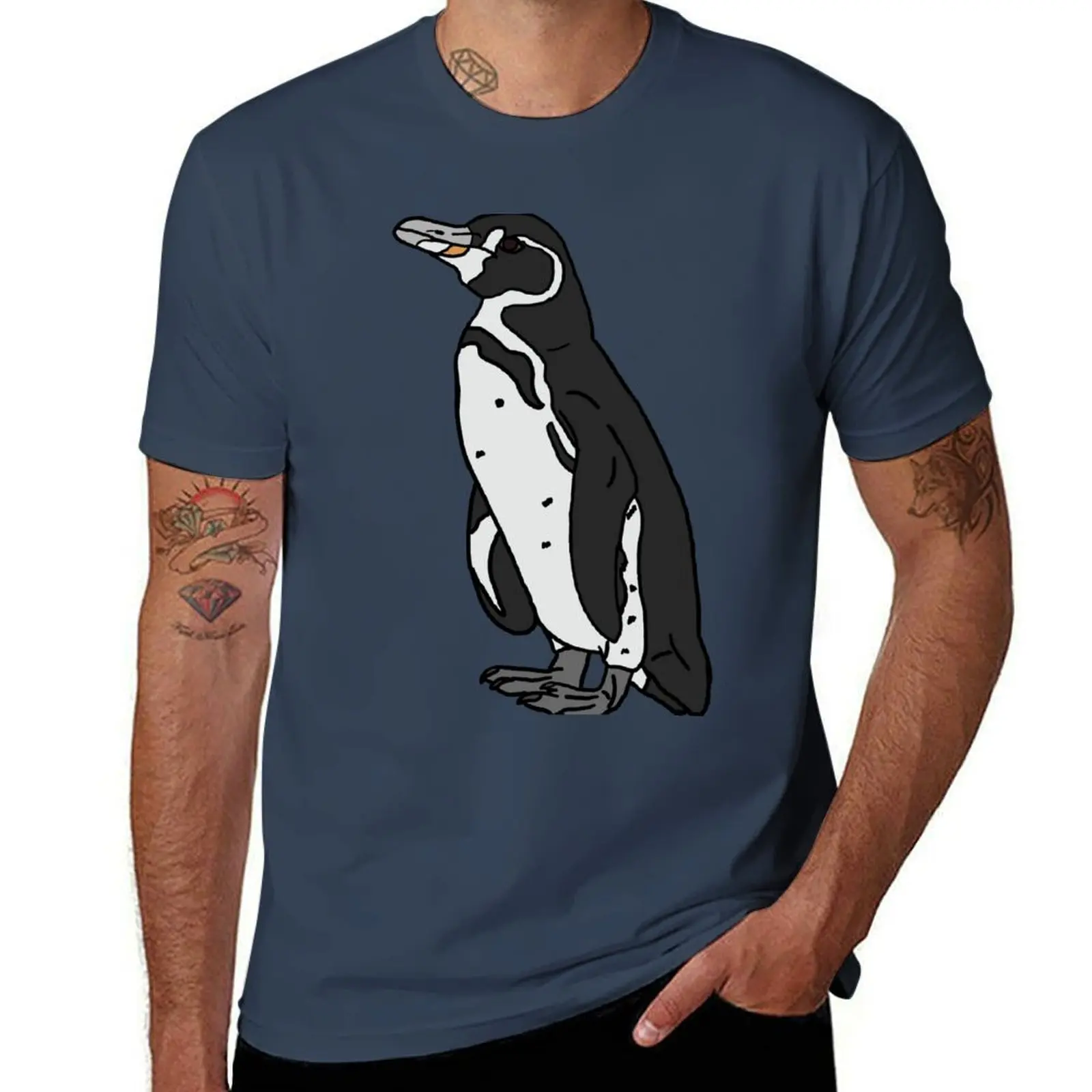 

Galapagos Penguin T-Shirt Sports Casual Breathable Tee Shirt