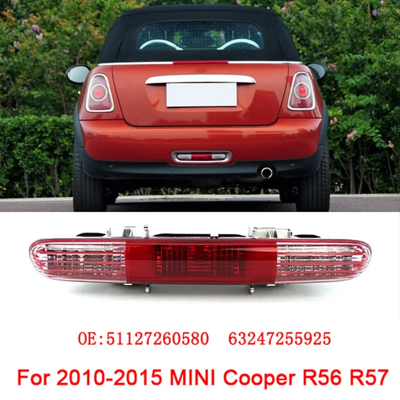 

Для 2010-2015 MINI Cooper R56 R57 63247255925 51127260580 Автомобильный задний стоп-сигнал для предотвращения столкновений, задний предупреждающий стоп-сигнал