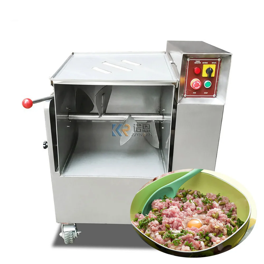 70L ความจุเครื่องผสมเนื้อไฟฟ้าผัก Chopper เครื่องปั่น Momo Empanada Dumpling ไส้กรอกบรรจุเครื่อง