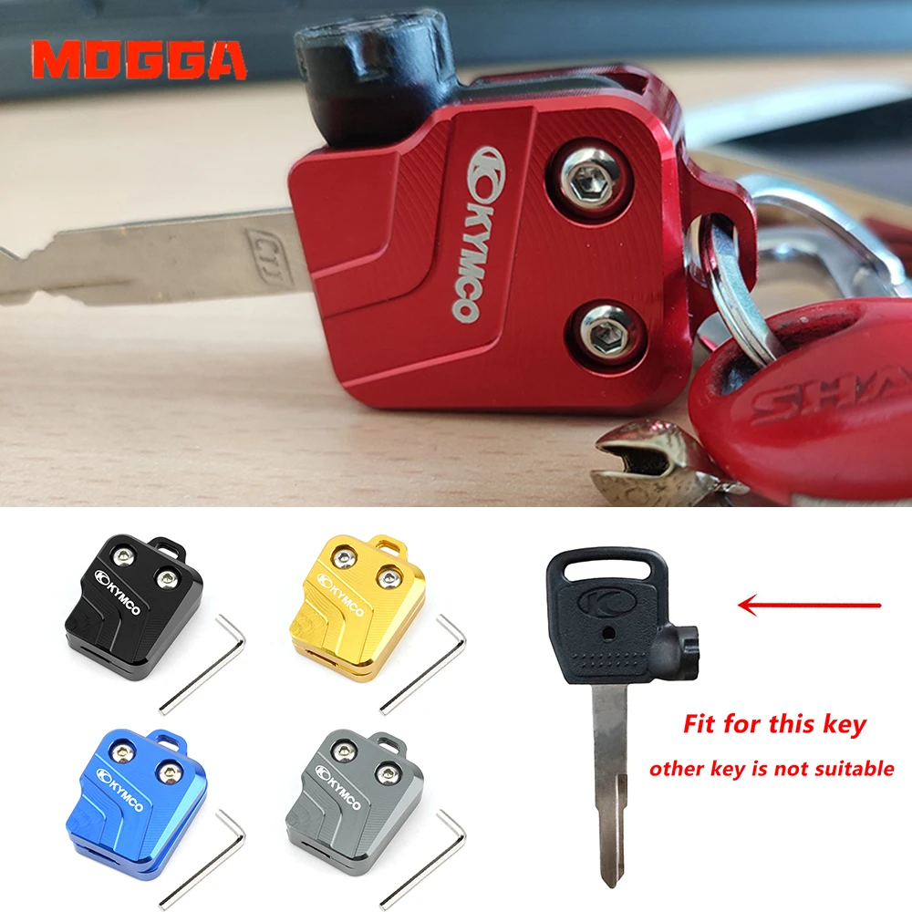 

Motorcycle CNC Key Shell Cover Case & Keychain For KYMCO Xciting 200 250 300 Xtown 125 CT250 CT300 Downtown 125i 200i 300i 350i
