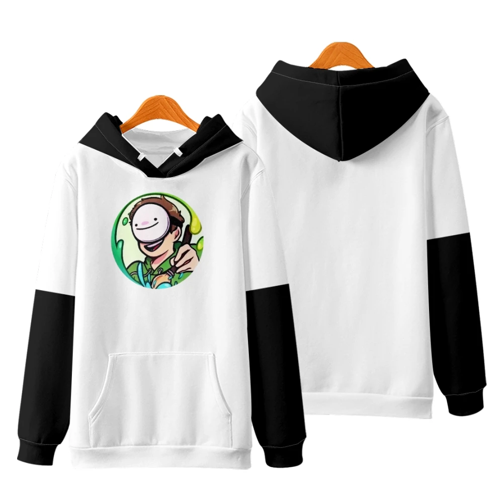 Sapnap Dream Team SMP Merch maglione con cappuccio cappotto sciolto autunno/inverno da uomo e da donna intorno ai vestiti