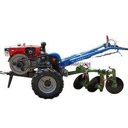 8-22hp walking tractor matched good quality heavy duty 2 discs plough disk plow for sale