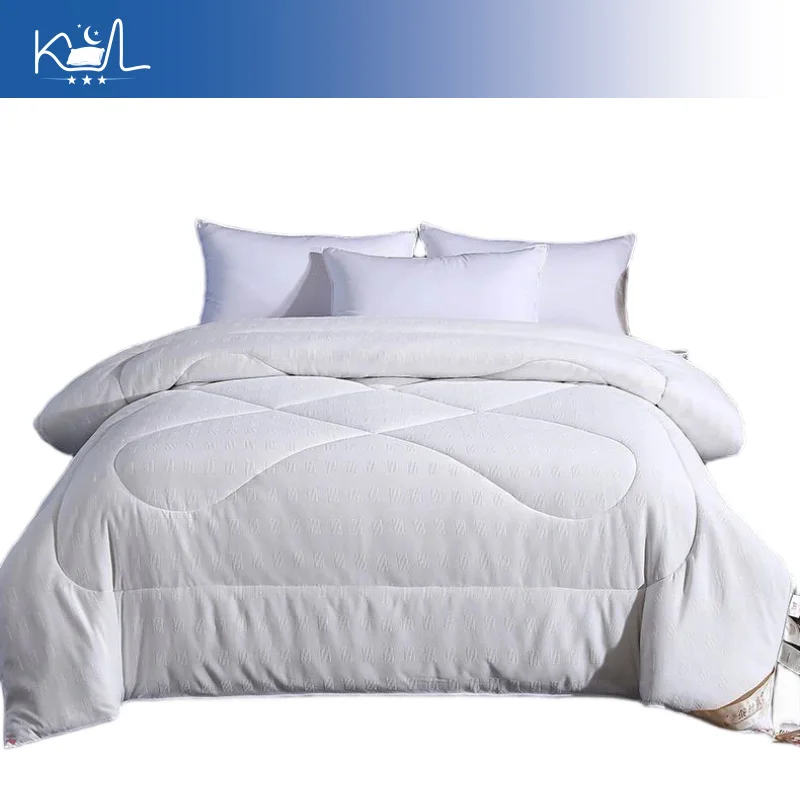 100% Mulberry Silk Summer Cooling Quilt, Lightweight Machine Washable Air Conditioner Comforter, Thin Breathable Duvet