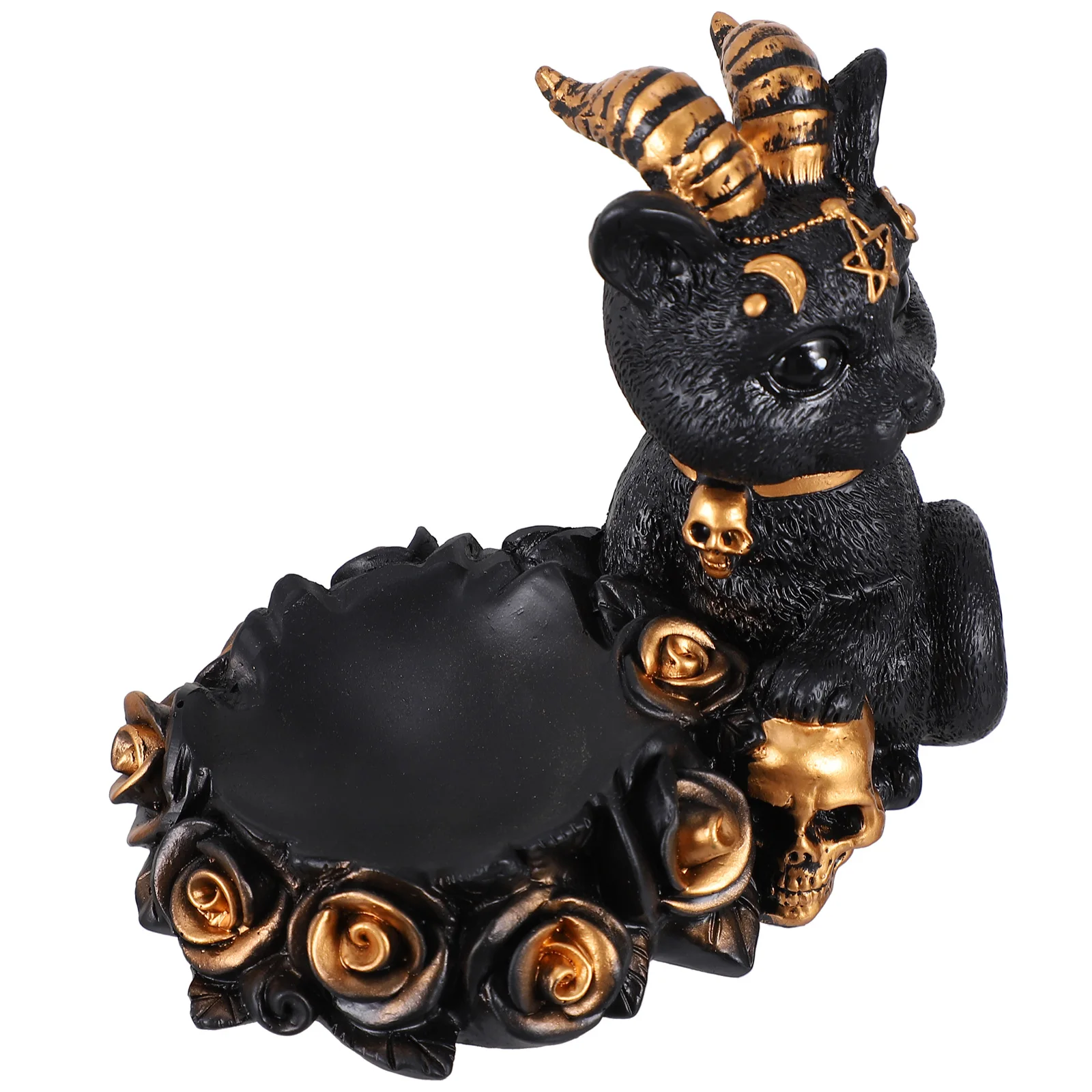 

Resin Home Decor Statue Sculpture Black Sculpture Model Cat Statue Display Piece