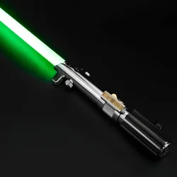 THYSABER Anakin EP3 Proffie Lightsaber Heavy Dueling Smooth Swing  Metal hilt Force Blaster FOC with Neo Pixel Blade and SD Card