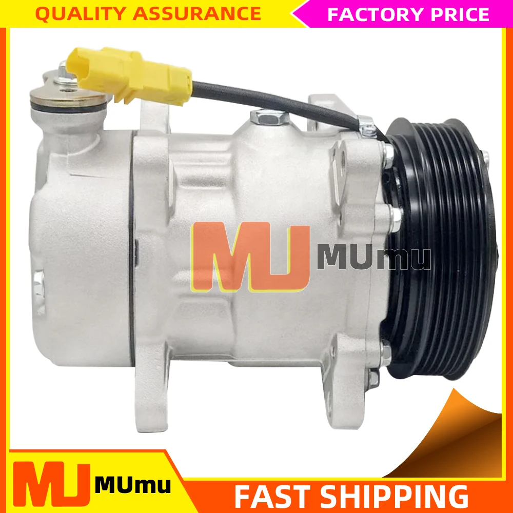 

6453EH 6453FS 6453JG 6453JK Air Conditioning AC Compressor SD6V12 1412 1431 For Peugeot 206 699690 699190 40405087 9611111780