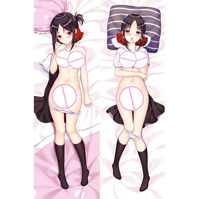 Dakimakura Anime Pillow Cover Shinomiya Kaguya Double Sided Print 2Way Cushion Bedding Festival Gifts Gifts