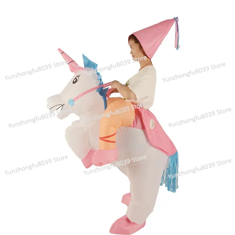 Inflatable dinosaur unicorn funny costume, doll costume props party costumes