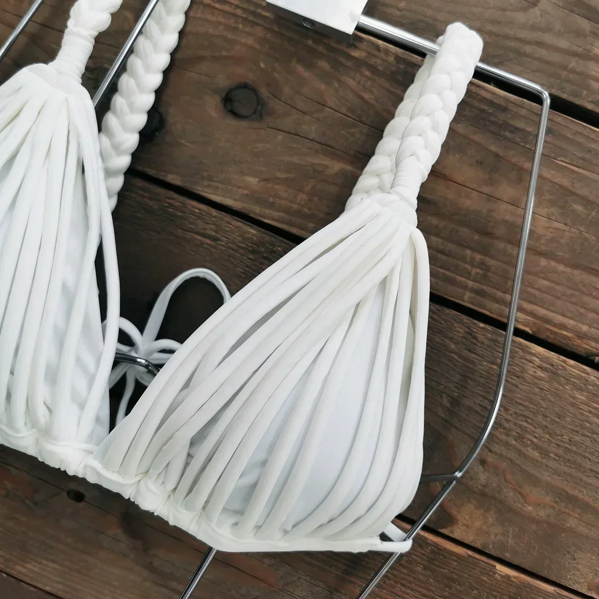 2024 Sexy Braide Micro Bikini Set Swimsuit Strap Biquini Women Swimwear Bathing Suit New Color Match Holiday Beachwear Female