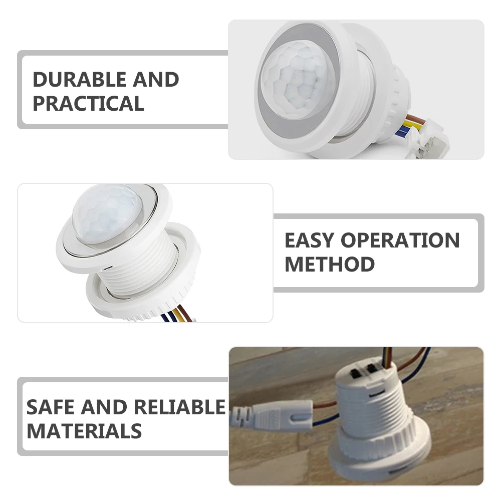 

Infrared Human Body Sensor White Color for Home Use Smart Motion Activated