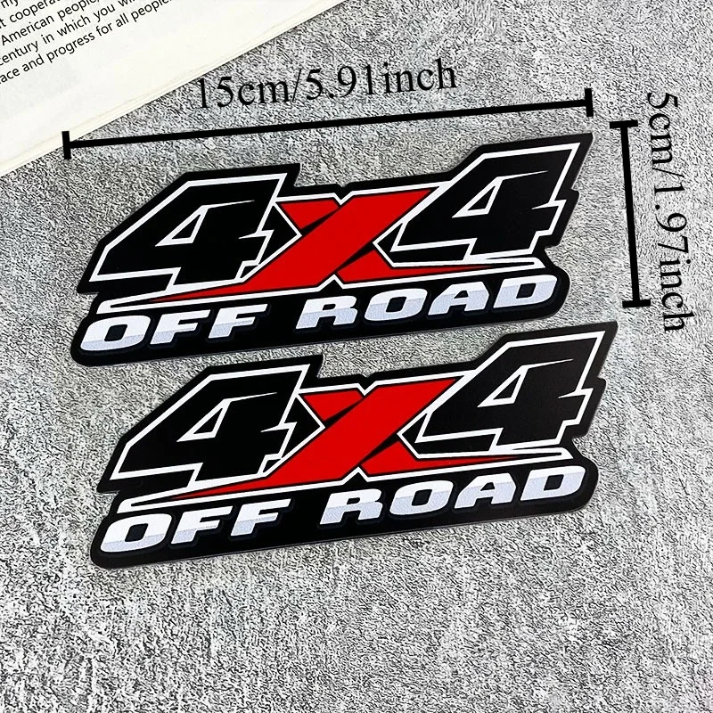 4X4 Off Road Car Stickers Waterproof for Auto Body Window Rear Bumper Refit Truck Decoration Sunscreen Vinyl Decals