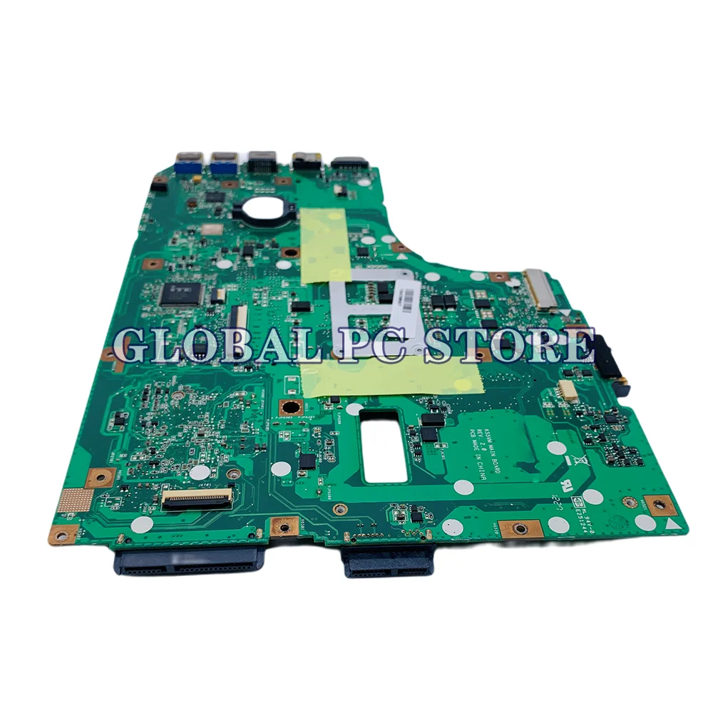 Placa base de ordenador portátil KEFU K55VM para ASUS K55VM K55VJ K55V R500V, placa base de ordenador portátil REV: 2,0/2,1/2,2/2,3, placa base de prueba OK