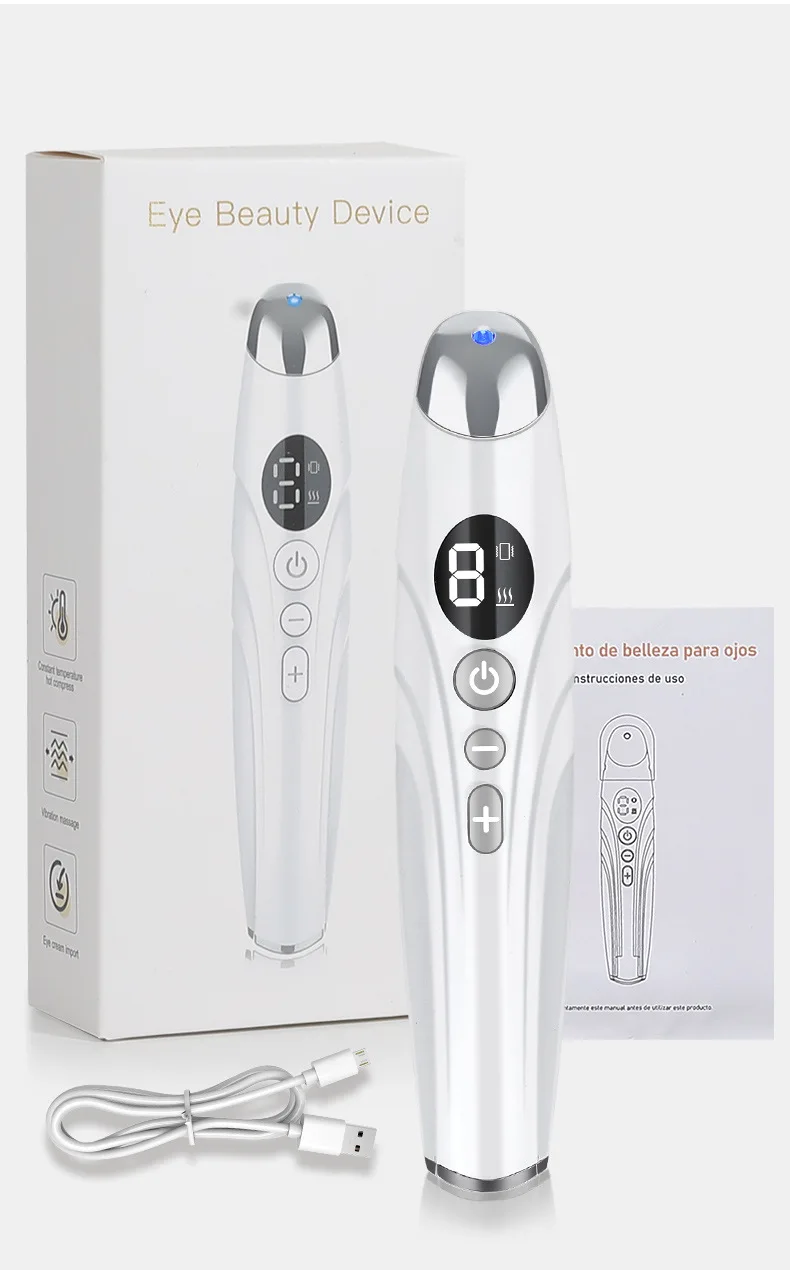 ผู้แนะนําการนวดตาทําให้ความหมองคล้ํา ถุงใต้ตา การสั่นสะเทือนของดินสอตาให้ความร้อน อุปกรณ์ความงามดวงตา IPL