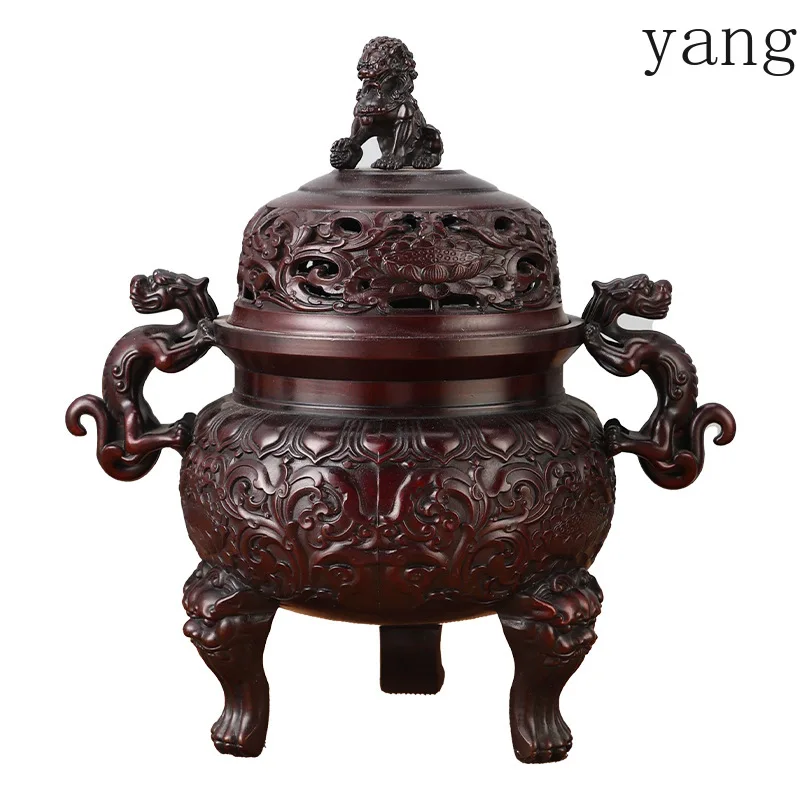 CX Incense Burner Office Stall Wenwan Ornament Copper Aromatherapy Burner