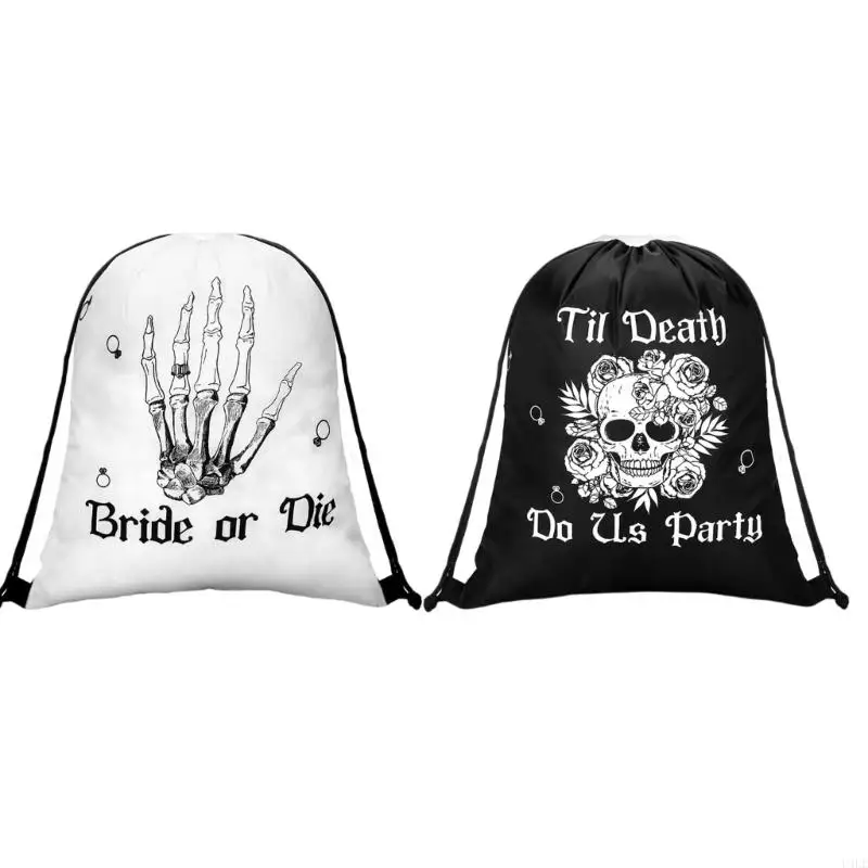 

U4le Lizer Bag Skull Print Clate