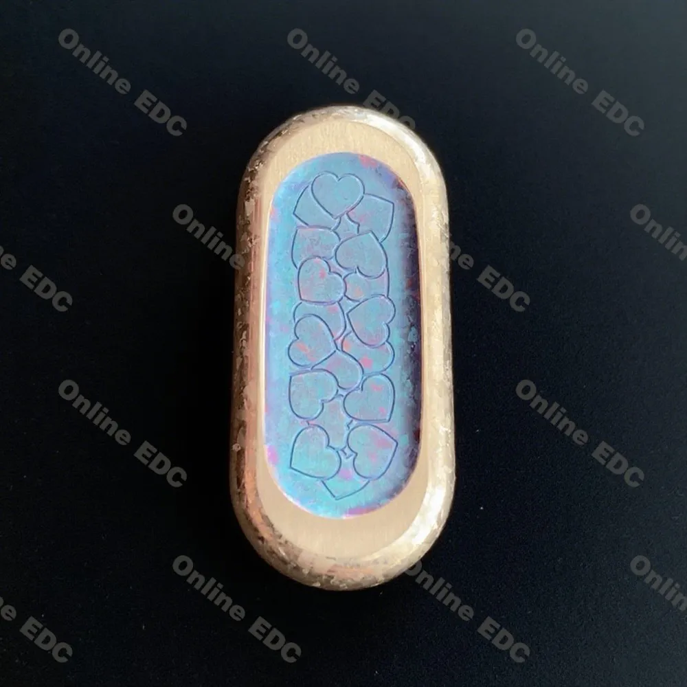 

Б/у EDC Toys Dz TopB День святого Валентина Limited Blue Push Slider Кристалл Титан Тревожные игрушки Непоседа игрушки для взрослых