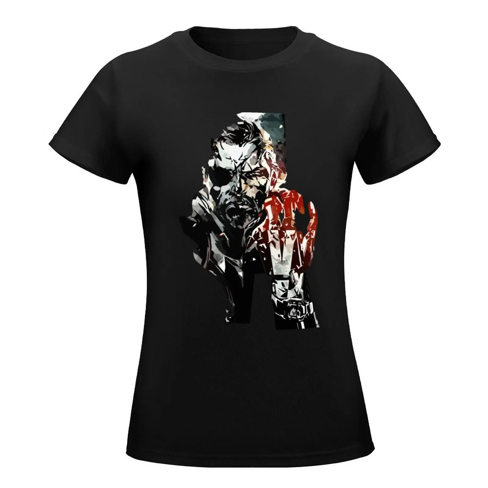 Metal Gear Solid V T-Shirt oversized blanks korean fashion tees cropped t shirts for Women