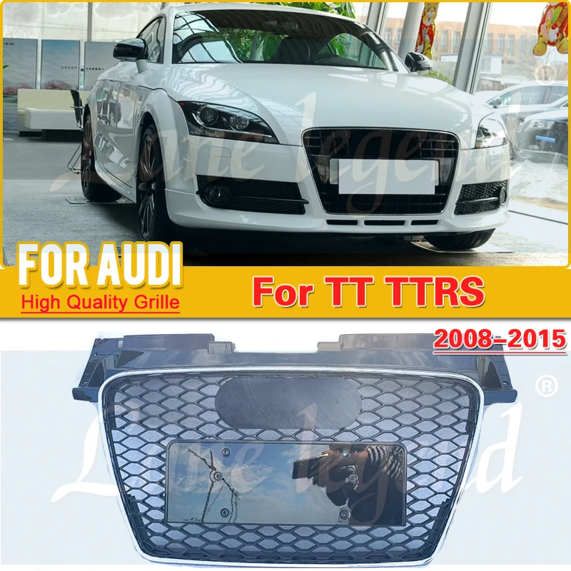 

Factory supply High Quality paint-proof Car Front Bumper Front Grille Racing Grill for Audi TT 2009-2015 For TTRS Style