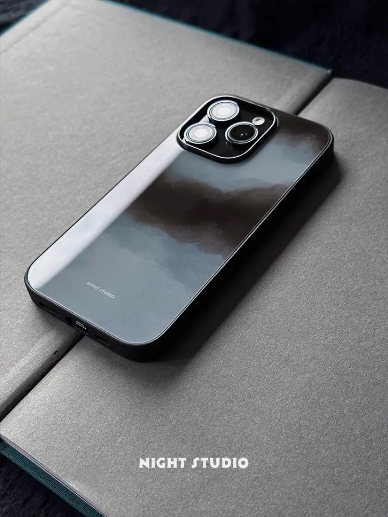 

Original iPhone14 New Chinese iPhone13pro Blue Ink iPhone12 works with iPhone15promax phone case