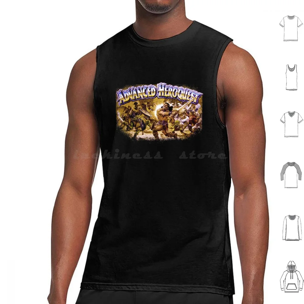 Advanced Heroquest Tank Tops Vest Sleeveless Heroquest Barbarian Conan D20 Dnd And Fantasy Pathfinder Rpg Tabletop