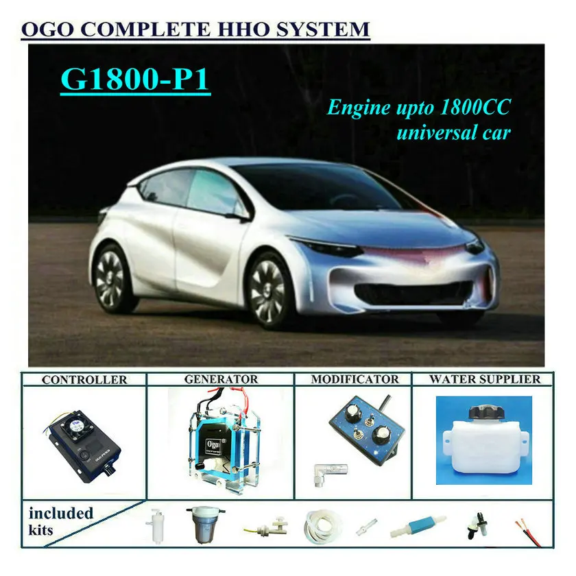 OGO kompletny system HHO G1800-P1 PWM CE i FCC MAF/mapa do silnika 1800 cm3