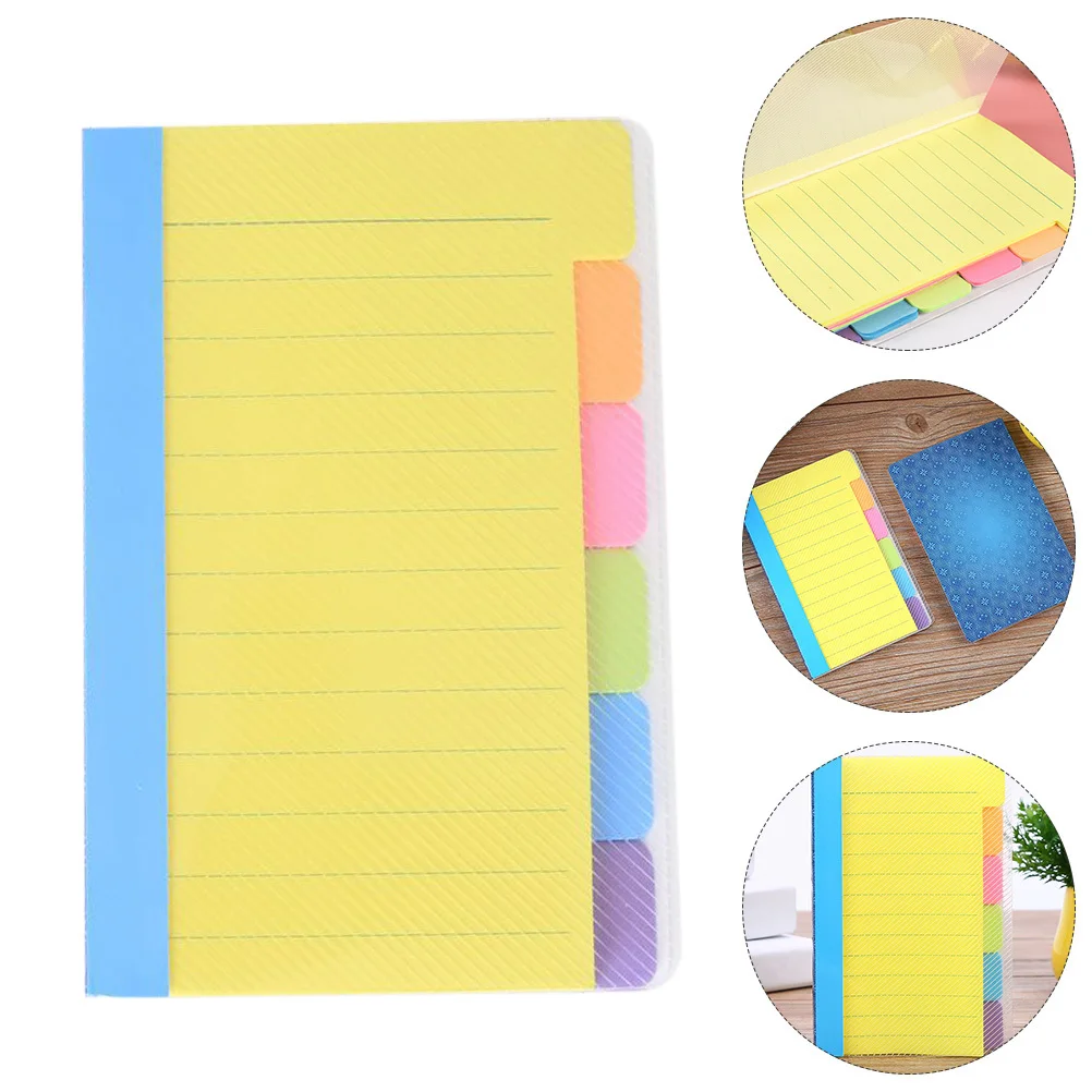 2Pcs Paper Notepad Portable Handy Set Goals Perfect for High School College Students Teachers Self-Stick Notepad